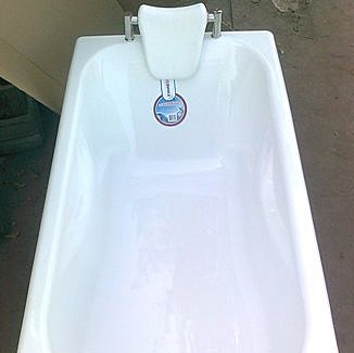 Чугунная ванна Универсал Сибирячка 150x75 см с подголовником